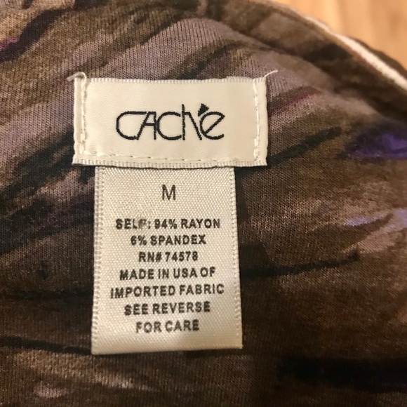 Cach’e Strapless Stretch Floral Party Dress SZ M. - Picture 5 of 5